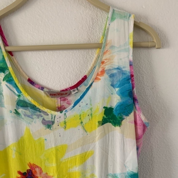 Jams World Floral Summer Vintage Midi Dress Size S - Picture 10 of 15